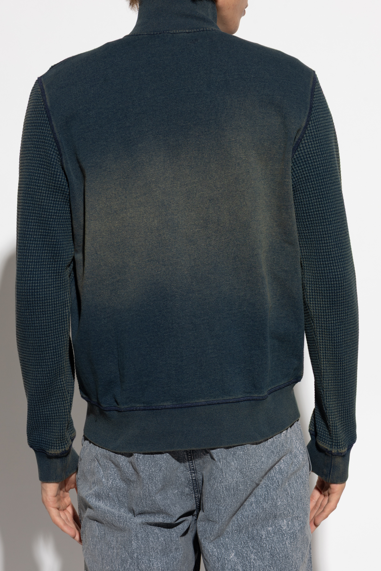 トップス DIESEL S-Wafy-Zip sweatshirt Diesel Sweatshirt 